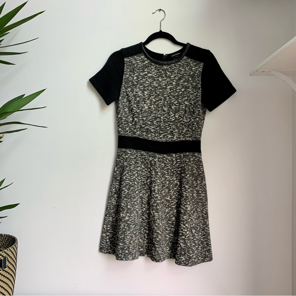 Club Monaco Gray and Black Dress Size 4